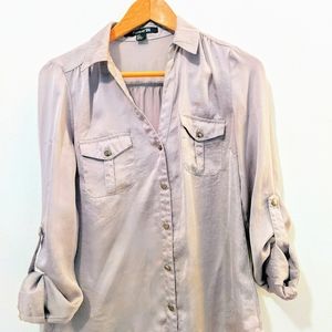 Grey shirt long 3/4 sleeve